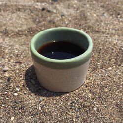 Sage espresso mug