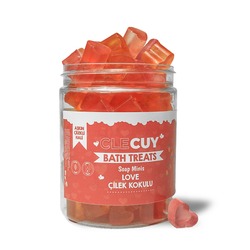 Bath Treats - Love Çilek Kokulu Mini Sabunlar / Büyük Boy 