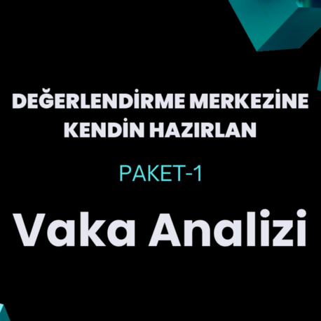 2 ADET vaka analizi senaryosu ve örnek sunum metni - SET no: 1
