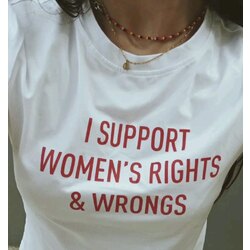 I Support women - T-Shirt