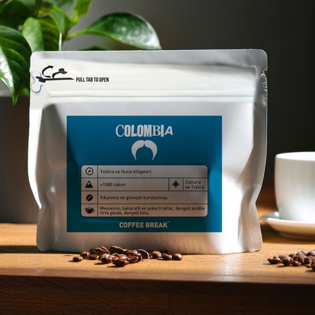 Colombia Tolima ve Hulia Bölgeleri(250 Gram)