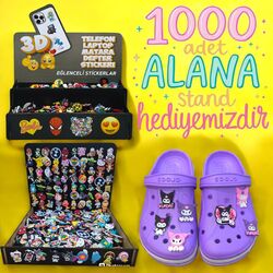 Crocs TERLİK Süsleri 1000 adet
