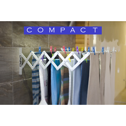 Compact Çamaşır Kurutma Askılığı Paslanmaz Alüminyum 100 cm 9 askılı