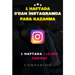 1 Haftada 0'dan İnstagramda Para Kazanma | 1 Haftada +10.000 Takipçi Olma