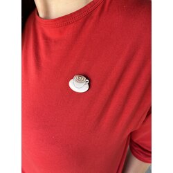 Coffee Art Pin 