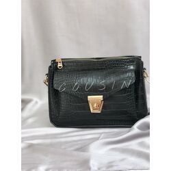 Kilit detaylı baguette bag