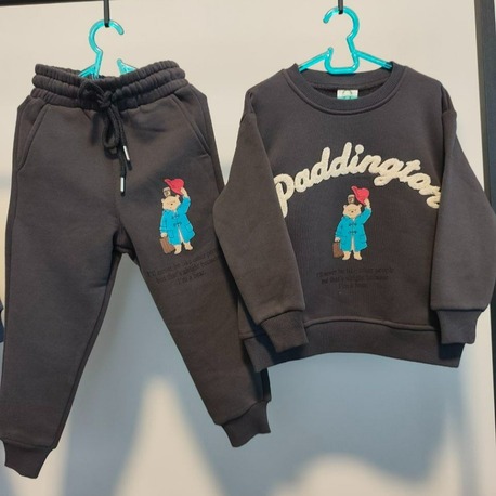 Paddington Baskılı Premium Çocuk Üstü – Yumuşak Dokulu, Günlük ve Şık