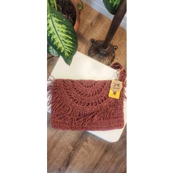FRINGED CLUTCH