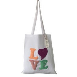 PUNCH İŞLEMELİ OMUZ ÇANTASI LOVE