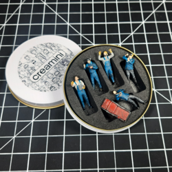 1:64 Mechanic Crew 1 Mavi Figür Set