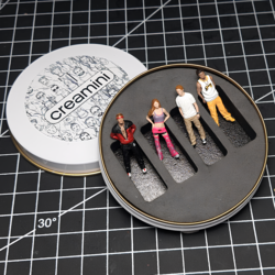 1:64 Fast And Furious Race Crew Figür Set