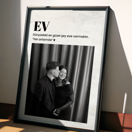 Kalbin Durakladığı Yer: Ev. Poster Tasarımı