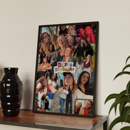 Kişiye Özel Doğum Günü Kolaj Tasarımı  | Happy Birthday Poster