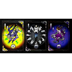 V-Kei Zodiac (Hava Burçları / Air Signs) A5 Art Print