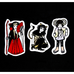 V-Kei Zodiac (Ateş Burçları / Fire Signs) Sticker