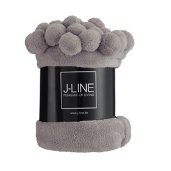 J-LINE BEJ TÜYLÜ ÖRTÜ