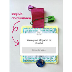 create it yourself broş