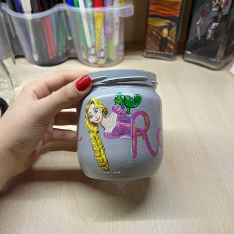 Rapunzel kavanoz