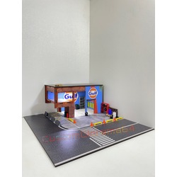 1:64 Ölçek - GULF Diorama Garaj