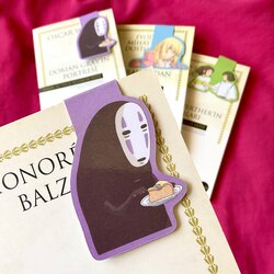 No Face Magnetli Kitap Ayracı