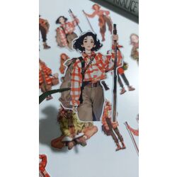 Autumn hike sticker 