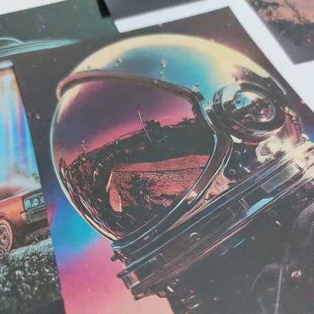Retro space paper