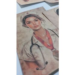 Vintage nurses paper