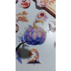 Celestial fall sticker 