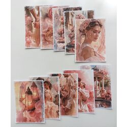 Pink wedding paper