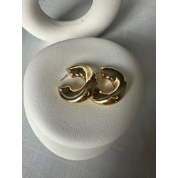 Marka model gold renk küpe