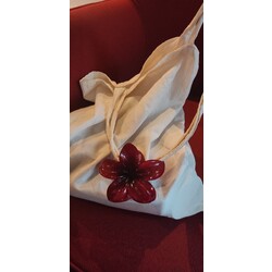 DARK RED LOTUS ÇİÇEĞİ TOKA 