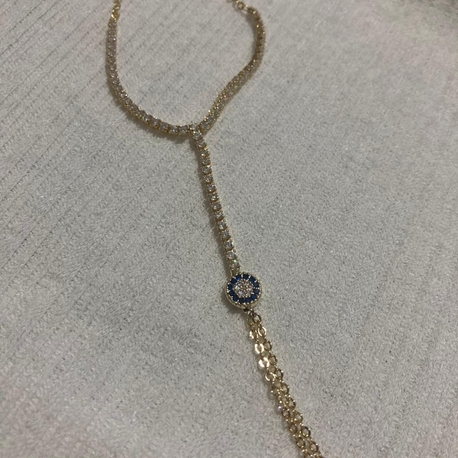 Gold Nazar Boncuklu Şahmeran