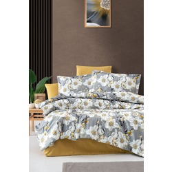 BİG FLOWER PAMUK SATEN NEVRESİM SETİ