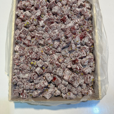 Narlı çifte lokum Antep fıstıklı