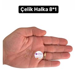 Çelik Yuvarlak Halka 8*1 Gold