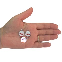 Yılbaşı Noel Baba Figürü Gümüş Rengi 2