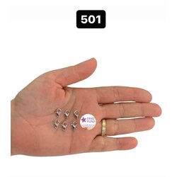 ÇELİK PAPAĞAN KLİPS 501 BEYAZ