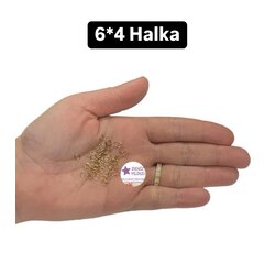 Çelik Yuvarlak Halka Gold rengi 6*4