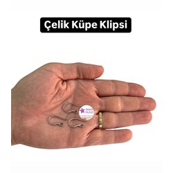Çelik Küpe Klipsi no:6