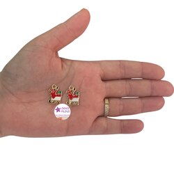 Yılbaşı Kızak Figürü Gold Rengi