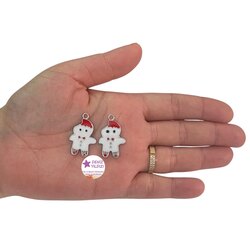 Yılbaşı Kurabiye Figürü Gümüş Rengi 