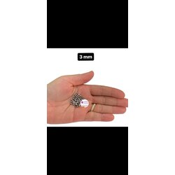 ÇELİK 3 MM METAL TOP BEYAZ