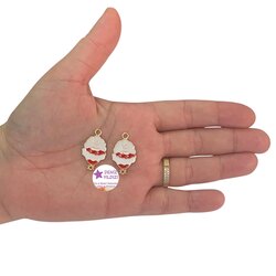 Yılbaşı Noel Baba Figürü Gold Rengi 2