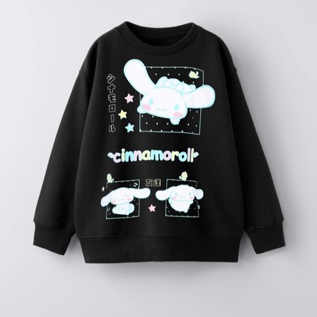Kız Çocuk Cinnamoroll Baskılı Sweatshirt
