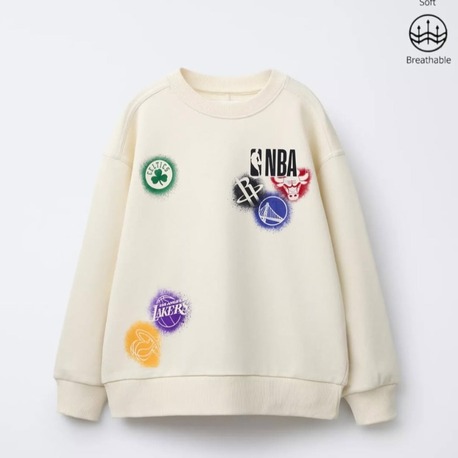 Erkek Çocuk Nba+Lakers Baskılı Sweatshirt