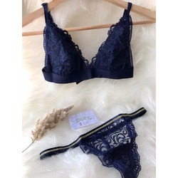 LACİVERT BRALET TAKIM