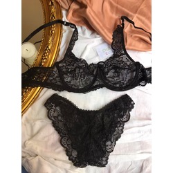 Siyah Toparlayıcı BraSet