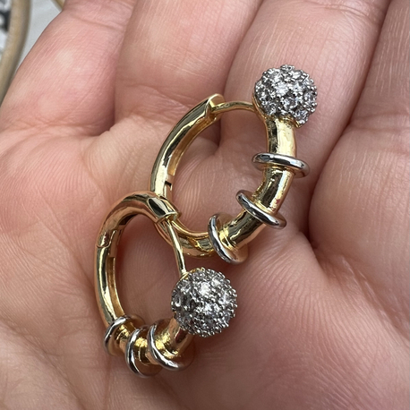 Circle rebel earring