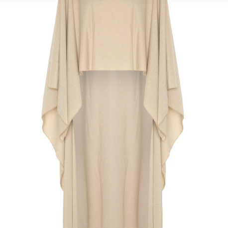 Gold lurex kaftan