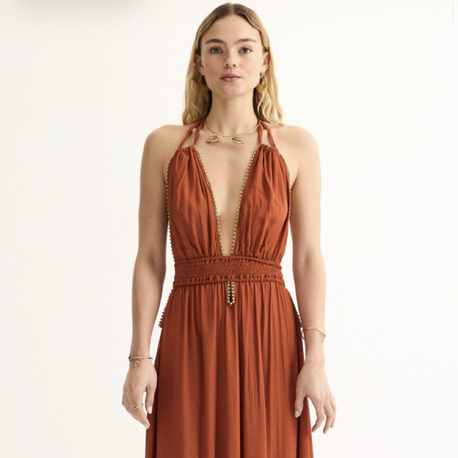 RIAMARI LD904 LONG DRESS MASALA